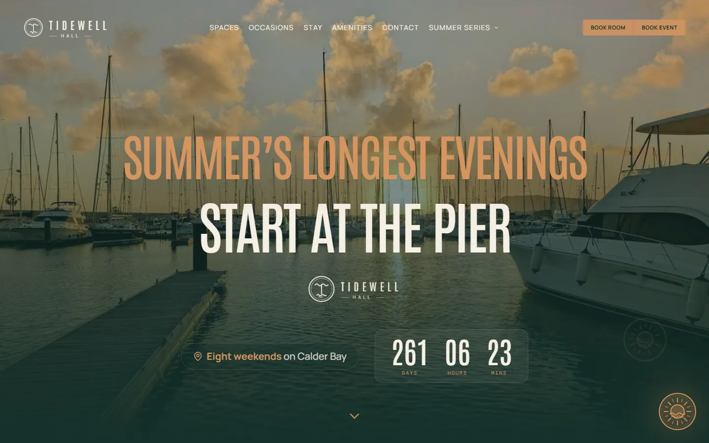Tidewell Hall, campaña summer series en una pantalla de escritorio